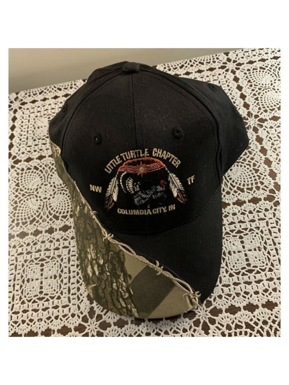 Brand New Little Turtle Chapter Columbia City Indiana Turkey Baseball Cap Hat